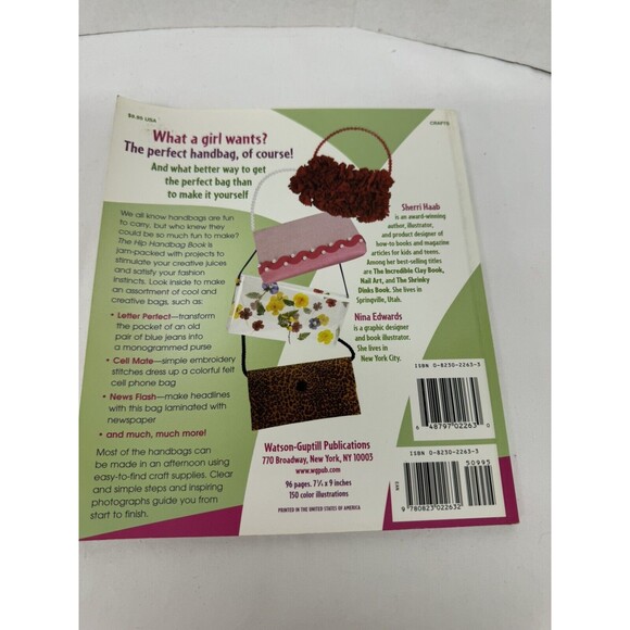 The Hip Handbag Book: 25 Easy-to-Make Totes, Purses & Bags – Patterns Included - Picture 2 of 5